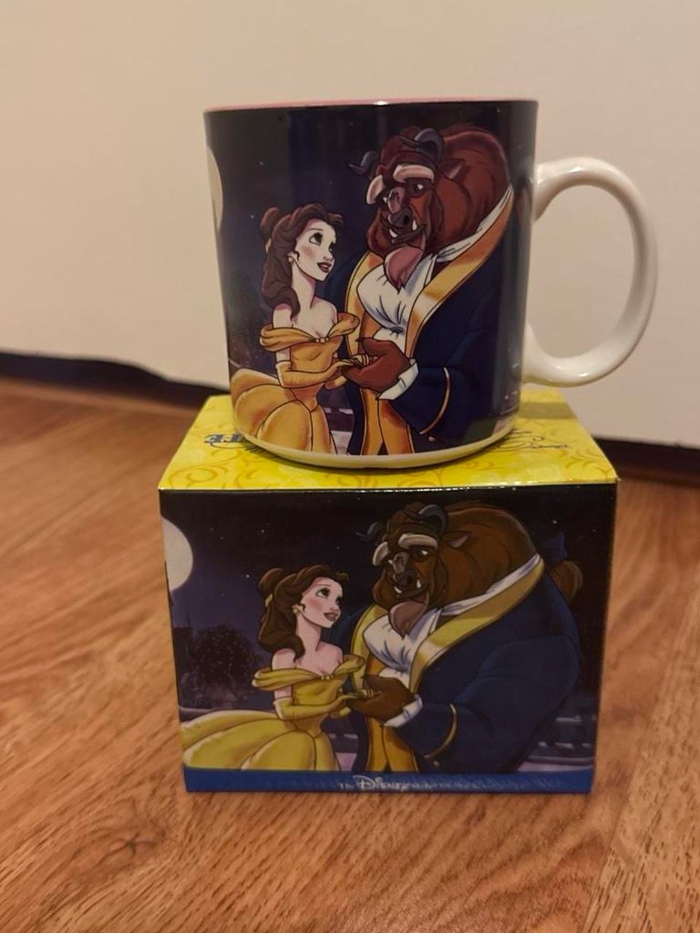 Vintage Disney Store Beauty and the Beast Belle Beast Mug w/ Original Box